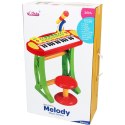 Elektroniczne Organki Klawisze Pianino Keyboard Mikrofon Stołek Melodie