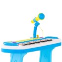 Elektroniczne Organki Pianino Keyboard Mikrofon Stołek Dźwięki I Światełka