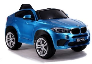 AUTO NA AKUMULATOR DLA DZIECKA BMW X6 LAKIER ŚWIATŁA LED PILOT KOŁA EVA MP3 SKÓRA