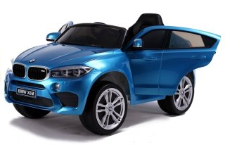 AUTO NA AKUMULATOR DLA DZIECKA BMW X6 LAKIER ŚWIATŁA LED PILOT KOŁA EVA MP3 SKÓRA