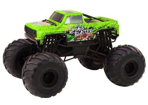 DUŻE AUTO ZDALNIE STEROWANE MONSTER PICKUP 1:6 10KM/H AUTO RC DŹWIĘKI PILOT 2.4G