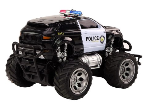 AUTO TERENOWE ZDALNIE STEROWANE POLICJA MONSTER SAMOCHÓD RC 1:24 PILOT