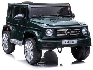 SAMOCHÓD NA AKUMULATOR DLA DZIECKA AUTO MERCEDES G500 LED PILOT EVA SKÓRA