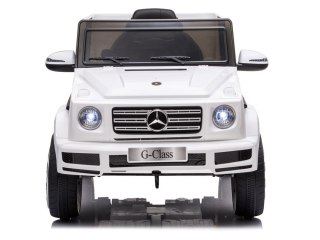 SAMOCHÓD NA AKUMULATOR DLA DZIECKA AUTO MERCEDES G500 LED PILOT EVA SKÓRA