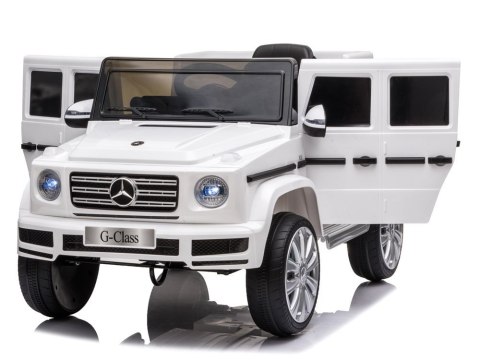 SAMOCHÓD NA AKUMULATOR DLA DZIECKA AUTO MERCEDES G500 LED PILOT EVA SKÓRA