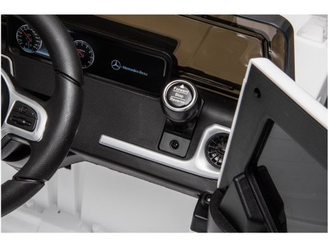 SAMOCHÓD NA AKUMULATOR DLA DZIECKA AUTO MERCEDES G500 LED PILOT EVA SKÓRA