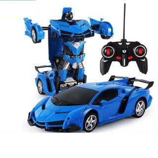 SAMOCHÓD ROBOT ZDALNIE STEROWANY 2W1 AUTO RC DRIFT TRANSFORMACJA DŹWIĘK LED