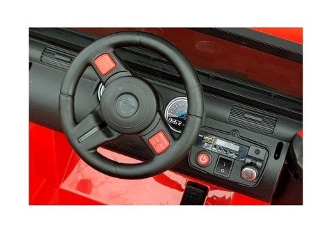 AUTO NA AKUMULATOR DLA 2 DZIECI DŻIP WXE-1688 4x4 LED PILOT SKÓRA EVA MP3 STRONG 2 AKUMULATORY