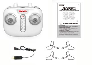 MINI DRON ZDALNIE STEROWANY SYMA X26 ZASIĘG 30M PILOT 2.4G OMIJA PRZESZKODY