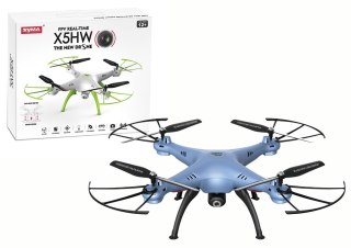 DRON ZDALNIE STEROWANY SYMA X5HW KAMERA ZASIĘG 50M PILOT 2.4G OBRÓT 360