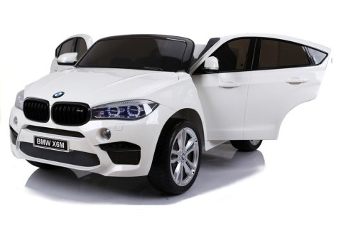 AUTO NA AKUMULATOR DLA DZIECKA BMW X6M 2X120W EVA PILOT SKÓRA MP3 LED