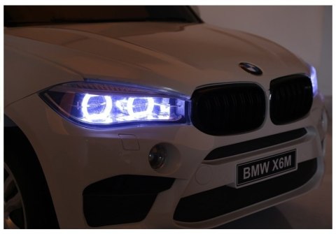 AUTO NA AKUMULATOR DLA DZIECKA BMW X6M 2X120W EVA PILOT SKÓRA MP3 LED