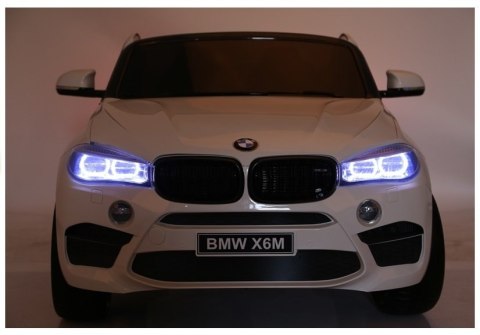 AUTO NA AKUMULATOR DLA DZIECKA BMW X6M 2X120W EVA PILOT SKÓRA MP3 LED