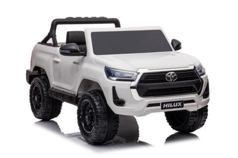 AUTO NA AKUMULATOR DLA DZIECKA TOYOTA HILUX DK-HL860 4X4 PILOT SKÓRA EVA LED RADIO MP3