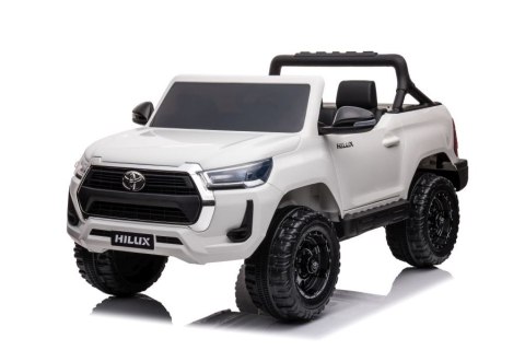 AUTO NA AKUMULATOR DLA DZIECKA TOYOTA HILUX DK-HL860 4X4 PILOT SKÓRA EVA LED RADIO MP3