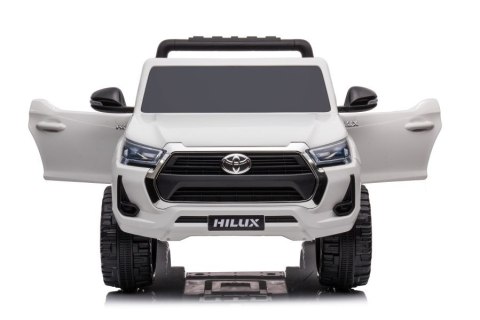 AUTO NA AKUMULATOR DLA DZIECKA TOYOTA HILUX DK-HL860 4X4 PILOT SKÓRA EVA LED RADIO MP3