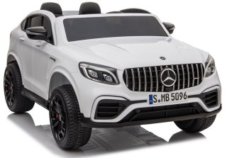 AUTO NA AKUMULATOR DLA 2 DZIECI MERCEDES GLC 63S 4X4 EVA LED SKÓRA PILOT 2.4G
