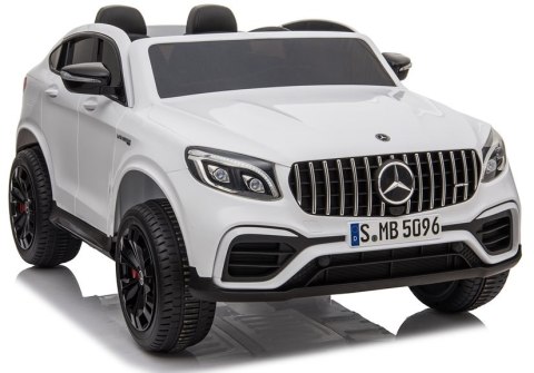 AUTO NA AKUMULATOR DLA 2 DZIECI MERCEDES GLC 63S 4X4 EVA LED SKÓRA PILOT 2.4G AUTO NA AKUMULATOR DLA 2 DZIECI MERCEDES GLC 63S 4X4 EVA LED SKÓRA PILOT 2.4G