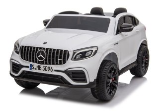 AUTO NA AKUMULATOR DLA 2 DZIECI MERCEDES GLC 63S 4X4 EVA LED SKÓRA PILOT 2.4G
