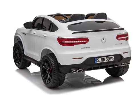 AUTO NA AKUMULATOR DLA 2 DZIECI MERCEDES GLC 63S 4X4 EVA LED SKÓRA PILOT 2.4G AUTO NA AKUMULATOR DLA 2 DZIECI MERCEDES GLC 63S 4X4 EVA LED SKÓRA PILOT 2.4G