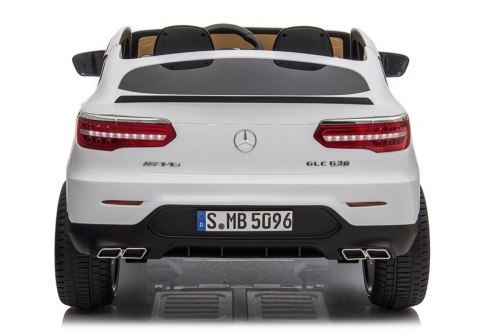 AUTO NA AKUMULATOR DLA 2 DZIECI MERCEDES GLC 63S 4X4 EVA LED SKÓRA PILOT 2.4G AUTO NA AKUMULATOR DLA 2 DZIECI MERCEDES GLC 63S 4X4 EVA LED SKÓRA PILOT 2.4G
