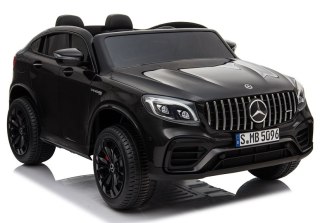 AUTO NA AKUMULATOR DLA 2 DZIECI MERCEDES GLC 63S 4X4 LAKIER EVA LED SKÓRA PILOT 2.4G