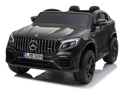 AUTO NA AKUMULATOR DLA 2 DZIECI MERCEDES GLC 63S 4X4 LAKIER EVA LED SKÓRA PILOT 2.4G