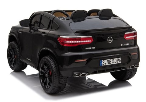 AUTO NA AKUMULATOR DLA 2 DZIECI MERCEDES GLC 63S 4X4 LAKIER EVA LED SKÓRA PILOT 2.4G