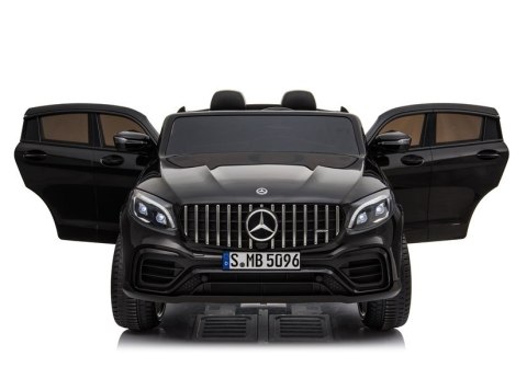 AUTO NA AKUMULATOR DLA 2 DZIECI MERCEDES GLC 63S 4X4 LAKIER EVA LED SKÓRA PILOT 2.4G