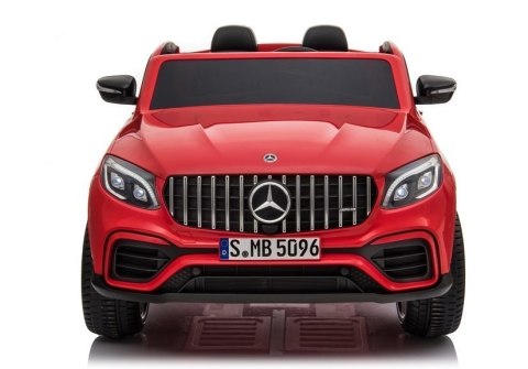 AUTO NA AKUMULATOR DLA 2 DZIECI MERCEDES GLC 63S 4X4 LAKIER EVA LED SKÓRA PILOT 2.4G