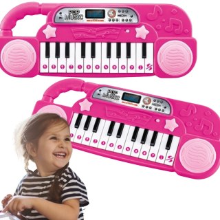 ELEKTRONICZNE PIANINO ORGANKI DLA DZIECI WGRANE UTWORY INSTRUMENT MUZYCZNY