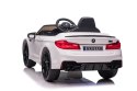 AUTO NA AKUMULATOR DLA DZIECKA BMW M5 DRIFT SKÓRA LED EVA PILOT MP3 USB