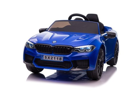 AUTO NA AKUMULATOR DLA DZIECKA BMW M5 SKÓRA ŚWIATŁA LED EVA PILOT MP3 USB