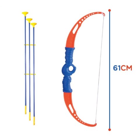WOOPIE Zestaw Małego Łucznika Łuk Strzały Tarcza 12el.
