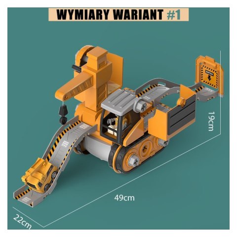 Mega Plac Budowy 5w1 Zestaw XXL do Skręcania DIY