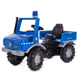 SAMOCHÓD NA PEDAŁY DLA DZIECI CIĘŻARÓWKA POLICJA ROLLY TOYS UNIMOG MERCEDES