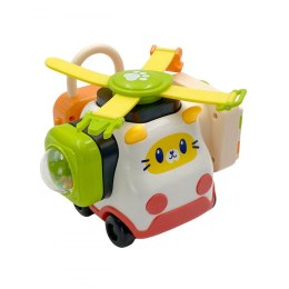 Zestaw Montessori Samochód Manipulacyjny Konstrukcyjny Kotek 1