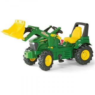 TRAKTOR NA PEDAŁY DLA DZIECI 3-8 LAT ROLLY TOYS JOHN DEERE POMPOWANE KOŁA BIEGI