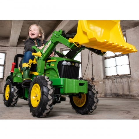 TRAKTOR NA PEDAŁY DLA DZIECI 3-8 LAT ROLLY TOYS JOHN DEERE POMPOWANE KOŁA BIEGI