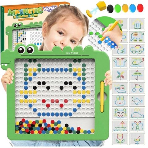 Tablica Magnetyczna dla Dzieci Montessori MagPad Dinozaur