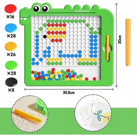 Tablica Magnetyczna dla Dzieci Montessori MagPad Dinozaur