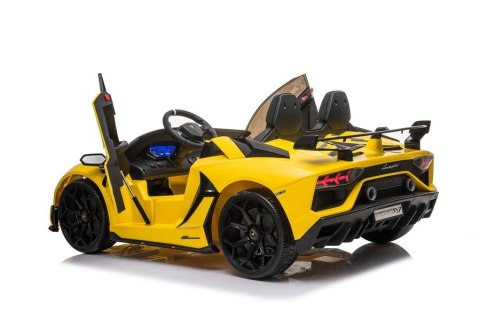 AUTO NA AKUMULATOR DLA 2 DZIECI LAMBORGHINI AVENTADOR DRIFT 15KM/H 2X200W PILOT LED EVA SKÓRA MP3 AUTO NA AKUMULATOR DLA 2 DZIECI LAMBORGHINI AVENTADOR DRIFT 15KM/H 2X200W PILOT LED EVA SKÓRA MP3