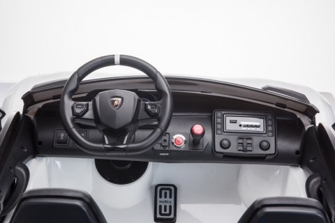 AUTO NA AKUMULATOR DLA 2 DZIECI LAMBORGHINI AVENTADOR DRIFT 15KM/H 2X200W PILOT LED EVA SKÓRA MP3 AUTO NA AKUMULATOR DLA 2 DZIECI LAMBORGHINI AVENTADOR DRIFT 15KM/H 2X200W PILOT LED EVA SKÓRA MP3