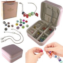 Zestaw Do Robienia Biżuterii Bransoletek DIY Charms Beads Koraliki Prezent