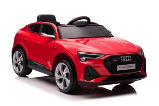 AUTO NA AKUMULATOR DLA DZIECKA AUDI E-TRON 4X4 LED EVA RADIO MP3 SKÓRA