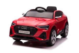 AUTO NA AKUMULATOR DLA DZIECKA AUDI E-TRON 4X4 LED EVA RADIO MP3 SKÓRA