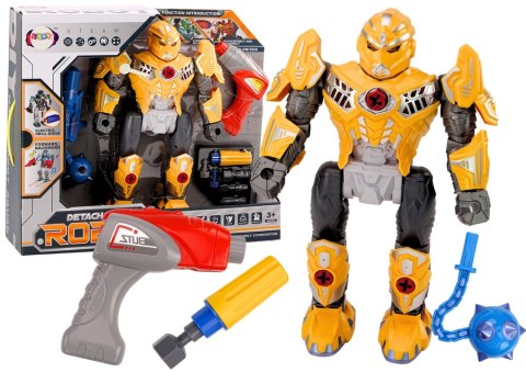 ROBOT DO SKRĘCANIA ZESTAW KONSTRUKCYJNY BROŃ WKRĘTARKA ŚWIATŁA DŹWIĘK