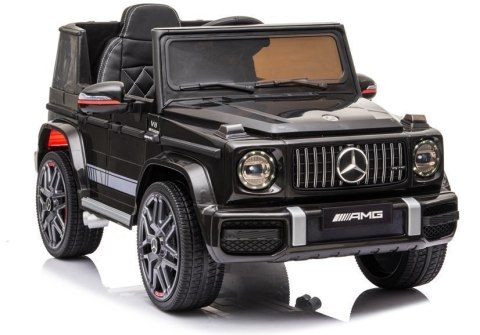 AUTO NA AKUMULATOR DLA DZIECKA MERCEDES G63 BBH-0002 KOŁA EVA PILOT SKÓRA LED MP3