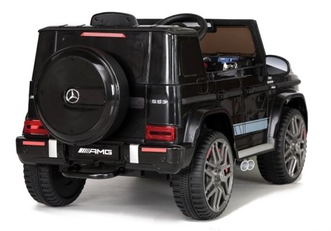 AUTO NA AKUMULATOR DLA DZIECKA MERCEDES G63 BBH-0002 KOŁA EVA PILOT SKÓRA LED MP3