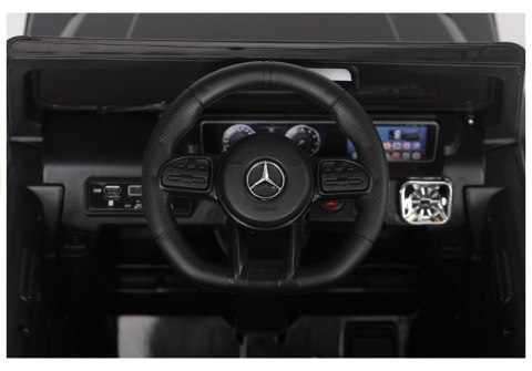 AUTO NA AKUMULATOR DLA DZIECKA MERCEDES G63 BBH-0002 KOŁA EVA PILOT SKÓRA LED MP3